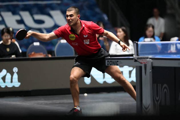 Kanak Jha Borussia Duesseldorf at the return GER Frankfurt TTBL Liebherr Final Four TTC Schwalbe Bergneustadt vs Borussia Düsseldorf, Table Tennis Suewag Energie Arena 30 05 2026 GER Frankfurt TTBL Liebherr Final Four Table Tennis Suewag Energie Arena Deutsche Meiterschaft 30 05 2026 Frankfurt Copyright: xEibner-Pressefoto JoergxHirschx EP_JHH