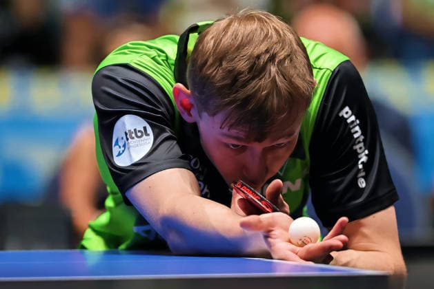 Irvin Bertrand SV Werder Bremen GER Frankfurt TTBL Liebherr Final Four FC Saarbruecken vs SV Werder Bremen, Table Tennis Suewag Energie Arena 30 05 2026 GER Frankfurt TTBL Liebherr Final Four Table Tennis Suewag Energie Arena FC Saarbruecken vs SV Werder Bremen German Championship 30 05 2026 Frankfurt Copyright: xEibner-Pressefoto JoergxHirschx EP_JHH
