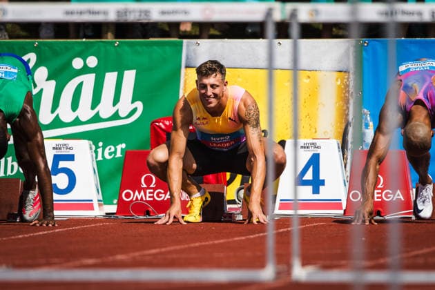 51 Hypomeeting, Goetzis AT , 31 05 2026 GOETZIS, SWITZERLAND MAY 31 Simon EHAMMER of Switzerland competes in the 110 m hurdles of the mens decathlon at the 51 Hypomeeting, Goetzis AT on May 31, 2026 in Goetzis, Switzerland Copyright: xBEAUTIFULxSPORTS UlfxSchillerx