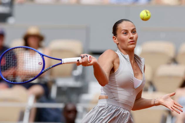 May 31, 2026, Paris, Paris, France: Marta KOSTYUK (UKR) during the tennis Grand Slam of Roland Garros 2026, at Roland Garros Stadium - on May 31 2026 .Paris - France Tennis Grand Slam Of Roland Garros 2026 Match Between Marta KOSTYUK (UKR) 15 And Iga SWIATEK (POL)  - ZUMAb253 20260531_zsp_b253_019 Copyright: xLoicxBaratouxx