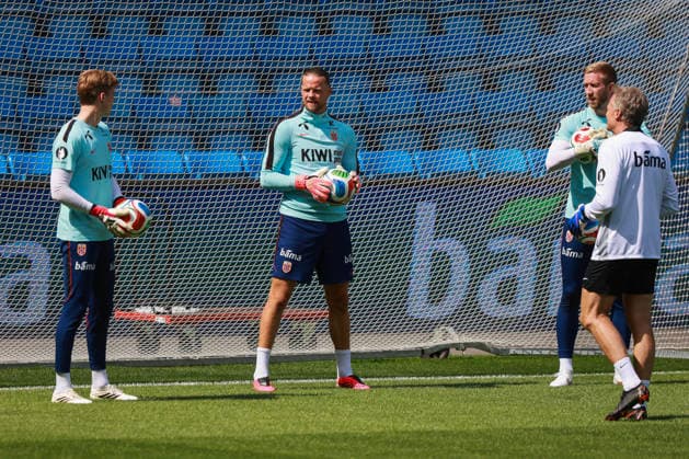 Training with the Norwegian men s national football team Oslo 20260531 Sander Tangvik, orjan Haskjold Nyland and Egil Selvik during training with the Norwegian men s national football team at Ullevaal Stadium on Sunday Photo Trond Reidar Teigen NTB Oslo Norway EDITORIAL USE ONLY RESTRICTED USE FOR BETTING COMPANIES  Copyright: xTrondxReidarxTeigenx xNTBx