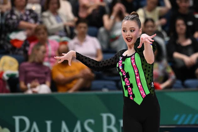 IPA85207974 - ONOFRIICHUK Taisiia (UKR) during European Championships in Rhythmic gymnastics, Rhythmische Sportgymnastik, RSG Gymnastics in Varna, Bulgaria, May 31 2026  Copyright: xFilippoxTomasi IPAxSportx xx 85207974