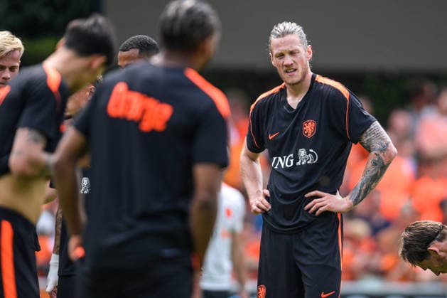 2026-05-31 - Dutch Squad Training ZEIST, NETHERLANDS - MAY 31: Wout Weghorst of the Netherlands squad during a training during a Dutch Squad Training at KNVB Campus on May 31, 2026 in Zeist, Netherlands. Zeist KNVB Campus Netherlands Content not available for redistribution in The Netherlands directly or indirectly through any third parties. Copyright: xDennisxBresserx
