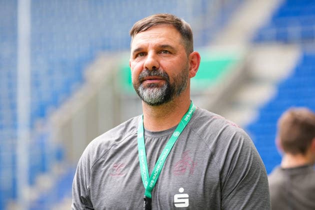 31 05 2026, xydrx, Herren, Fußball, U19 DFB Nachwuchsliga, Finale, TSG 1899 Hoffenheim 1 FC Köln, Saison 2025 2026, PreZero Arena Stefan Ruthenbeck Trainer U19 1 FC Köln DFB regulations prohibit any use of photographs as image sequences and or quasi video Copyright: HMBxMedia YannisxDreimann