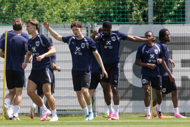 Football, Austrian national team, Training