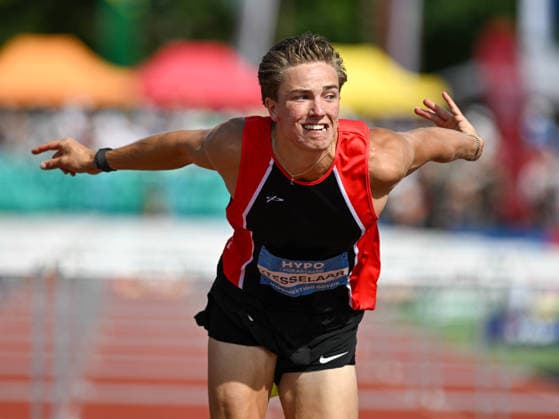ATHLETICS - Hypomeeting Goetzis 2026 GOETZIS,AUSTRIA,31.MAY.26 - ATHLETICS - World Athletics Combined Events Tour, Hypomeeting, decathlon, 110m hurdles. Image shows Jeff Tesselar (NED).  GEPAxpictures xOliverxLerch