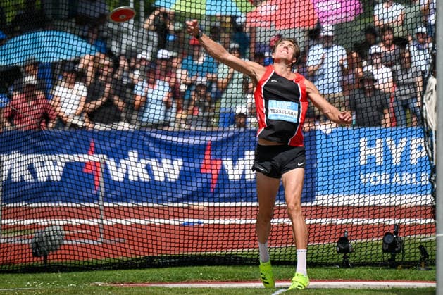 ATHLETICS - Hypomeeting Goetzis 2026 GOETZIS,AUSTRIA,31.MAY.26 - ATHLETICS - World Athletics Combined Events Tour, Hypomeeting, decathlon, discus throw. Image shows Jeff Tesselar (NED).  GEPAxpictures xOliverxLerch