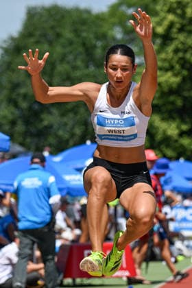 ATHLETICS - Hypomeeting Goetzis 2026 GOETZIS,AUSTRIA,31.MAY.26 - ATHLETICS - World Athletics Combined Events Tour, Hypomeeting, heptathlon, long jump. Image shows Tori West (AUS).  GEPAxpictures xOliverxLerch