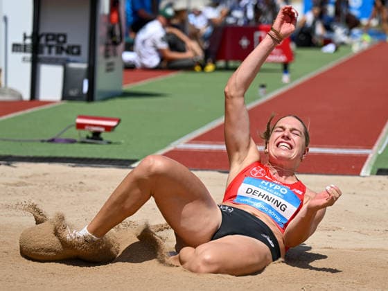 ATHLETICS - Hypomeeting Goetzis 2026 GOETZIS,AUSTRIA,31.MAY.26 - ATHLETICS - World Athletics Combined Events Tour, Hypomeeting, heptathlon, long jump. Image shows Marie Dehning (GER).  GEPAxpictures xOliverxLerch