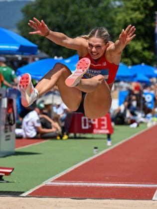 ATHLETICS - Hypomeeting Goetzis 2026 GOETZIS,AUSTRIA,31.MAY.26 - ATHLETICS - World Athletics Combined Events Tour, Hypomeeting, heptathlon, long jump. Image shows Marie Dehning (GER).  GEPAxpictures xOliverxLerch