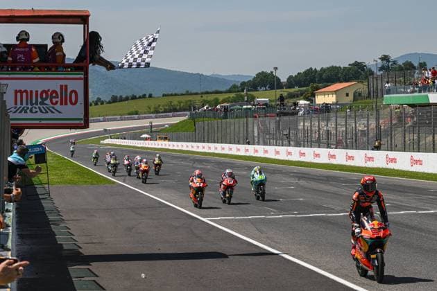 Races of MotoGP Brembo Grand Prix of Italy at Mugello Circuit, Mugello, Italy, May 31 2026 In picture: Moto3 Brian Uriarte wins Carreras del Gran Premio Brembo de MotoGP de Italia en el Circuito de Mugello, Italia, 31 de Mayo de 2026 POOL MotoGP.com Cordon Press Images will be for editorial use only. Mandatory credit: MotoGP.com Cordon Press Cordon Press 