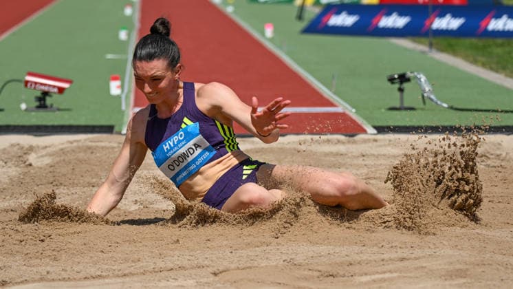 ATHLETICS - Hypomeeting Goetzis 2026 GOETZIS,AUSTRIA,31.MAY.26 - ATHLETICS - World Athletics Combined Events Tour, Hypomeeting, heptathlon, long jump. Image shows Jade O˜Dowda (GBR).  GEPAxpictures xOliverxLerch