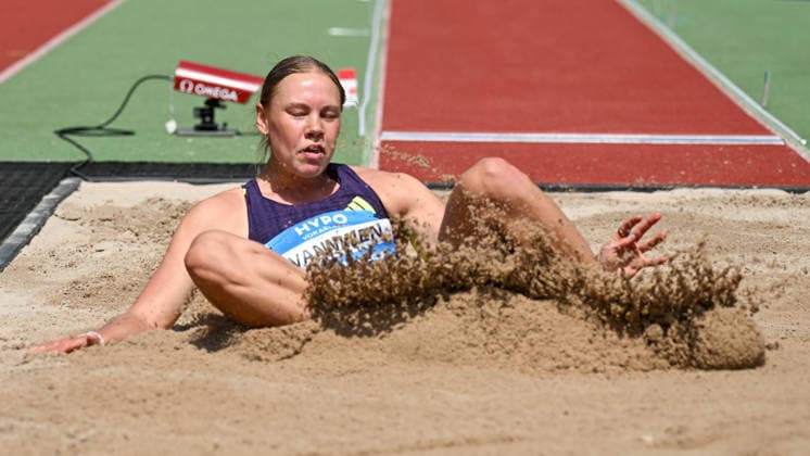 ATHLETICS - Hypomeeting Goetzis 2026 GOETZIS,AUSTRIA,31.MAY.26 - ATHLETICS - World Athletics Combined Events Tour, Hypomeeting, heptathlon, long jump. Image shows Saga Vanninen (FIN).  GEPAxpictures xOliverxLerch