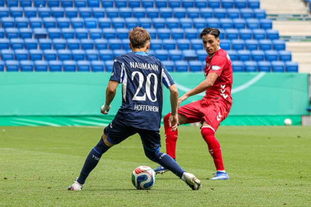 31 05 2026, xhettx, Soccer DM A Juniors , TSG 1899 Hoffenheim 1 FC Köln v l Maxim Naumann TSG Hoffenheim U19, 20 runs on Jason Manuel Ponente Ramirez 1 FC Köln U19, 7 to DFL DFB REGULATIONS PROHIBIT ANY USE OF PHOTOGRAPHS as IMAGE SEQUENCES and or QUASI VIDEO