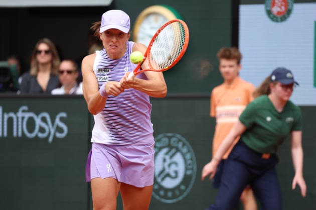 Roland Garros 2026 - Kostyuk vs Swiatek Iga Swiatek during the French Tennis Open of Roland Garros in Paris, France on May 31th 2026.  Copyright: xFabricexChasseryx