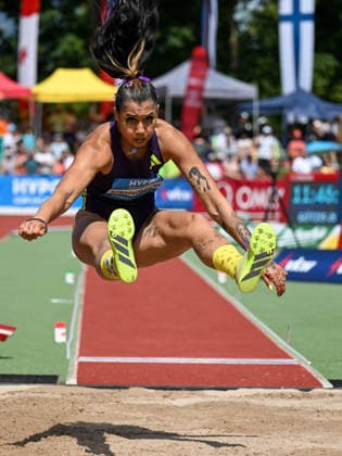 ATHLETICS - Hypomeeting Goetzis 2026 GOETZIS,AUSTRIA,31.MAY.26 - ATHLETICS - World Athletics Combined Events Tour, Hypomeeting, heptathlon, long jump. Image shows Anastasia Ntrgakomirova (GRE).  GEPAxpictures xOliverxLerch