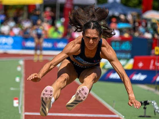 ATHLETICS - Hypomeeting Goetzis 2026 GOETZIS,AUSTRIA,31.MAY.26 - ATHLETICS - World Athletics Combined Events Tour, Hypomeeting, heptathlon, long jump. Image shows Sveva Gerevini (ITA).  GEPAxpictures xOliverxLerch