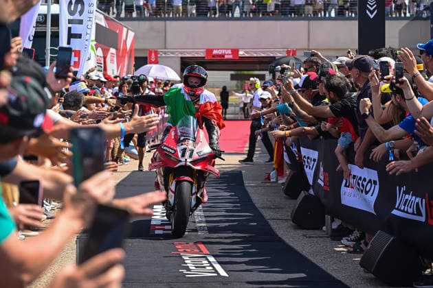 Foto IPP Atti Lauro MotorLand Aragon 31 05 2026 MotociclismoCampionato WorldSuperbike 2026 Aragon Round- SUPERPOLE RACE nella foto,11 Nicolo Bulega ITA Ducati Panigale V4R Aruba.It Racing - Ducati Italy Photo Press - World Copyright italy ITALY  Copyright: xR4924_italyphotopressx