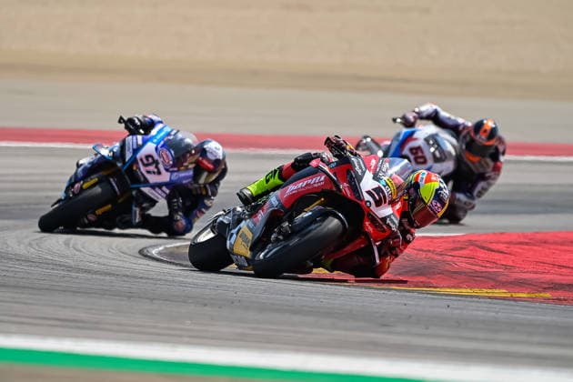Foto IPP Atti Lauro MotorLand Aragon 31 05 2026 MotociclismoCampionato WorldSuperbike 2026 Aragon Round- SUPERPOLE RACE nella foto,5 MONTELLA Yari (Mon) ITA Ducati Panigale V4R Barni Spark Racing Team Italy Photo Press - World Copyright italy ITALY  Copyright: xR4924_italyphotopressx