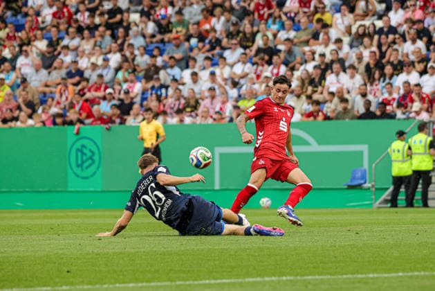 31 05 2026, xhettx, Soccer DM A Juniors , TSG 1899 Hoffenheim 1 FC Köln v l Tom Fiederer TSG Hoffenheim U19, 26 in front of the Cologne on the ball DFL DFB REGULATIONS PROHIBIT ANY USE OF PHOTOGRAPHS as IMAGE SEQUENCES and or QUASI VIDEO