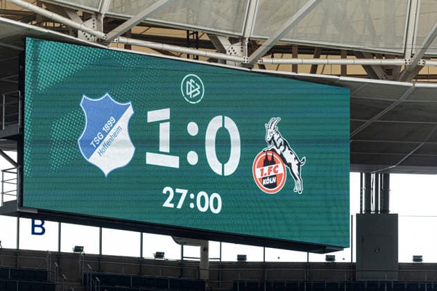 U19 DFB Nachwuchsliga A, 2025 2026, Final TSG Hoffenheim U19 1 FC Köln U19 31 05 2026 Score on dm screen, 1 0 U19 DFB Nachwuchsliga A, 2025 2026, Final TSG Hoffenheim U19 1 FC Köln U19 PreZero Arena, Sinsheim 31 05 2026 DFB regulations prohibit any use of photographs as image sequences and or quasi video Copyright: xBEAUTIFULxSPORTS Buriakovx