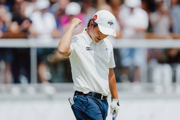 GOLF - Austrian Alpine Open KITZBUEHEL,AUSTRIA,31.MAY.26 - GOLF - DP World Tour, Austrian Alpine Open, GC Kitzbuehel-Schwarzsee-Reith. Image shows the rejoicing of Kota Kaneko (JPN).  GEPAxpictures xAlexanderxSolc