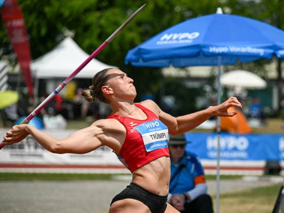 ATHLETICS - Hypomeeting Goetzis 2026 GOETZIS,AUSTRIA,31.MAY.26 - ATHLETICS - World Athletics Combined Events Tour, Hypomeeting, heptathlon, javelin throw. Image shows Liana Truempi (SUI).  GEPAxpictures xOliverxLerch
