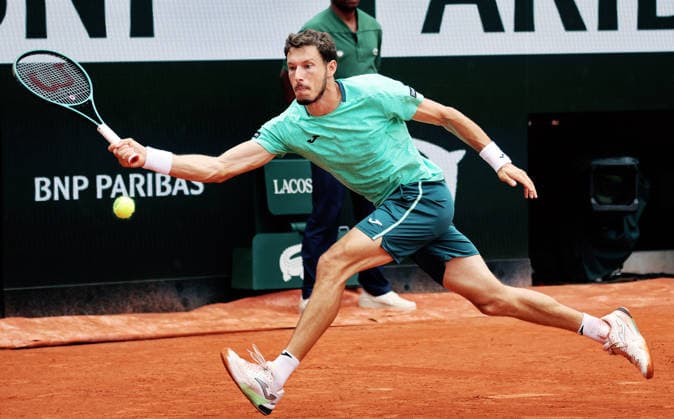 TENNIS - French Open 2026 PARIS,FRANCE,31.MAY.26 - TENNIS - ATP, Tennis Herren World Tour, French Open, Roland Garros, Grand Slam. Image shows Pablo Carreno Busta (ESP).  GEPAxpictures xMatthiasxHauer