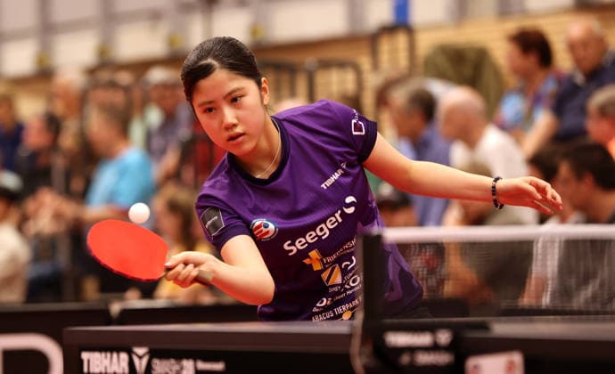 Yuka Kaneyoshi ttc action upper body sport table tennis final German championship womens league season 2025 2026 31 05 2026 ttc eastside Berlin vs TSV Dachau