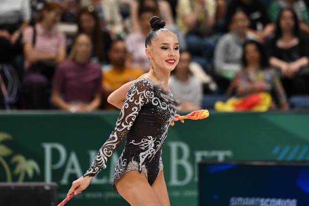 IPA85209985 - BORISOVA Mariia (RUS) during European Championships in Rhythmic gymnastics, Rhythmische Sportgymnastik, RSG Gymnastics in Varna, Bulgaria, May 31 2026  Copyright: xFilippoxTomasi IPAxSportx xx 85209985