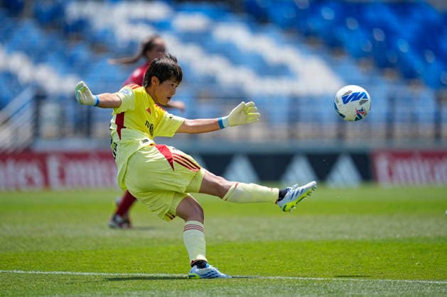 May 31, 2026, Valdebebas, Madrid, Spain: Chika Hirao of Granada CF in action during the Spanish Women League, Liga F, football match played between Real Madrid and Granada CF at Alfredo Di Stefano stadium on May 31, 2026 in Valdebebas, Madrid, Spain. Valdebebas Spain - ZUMAa181 20260531_zaa_a181_128 Copyright: xOscarxJ.xBarrosox