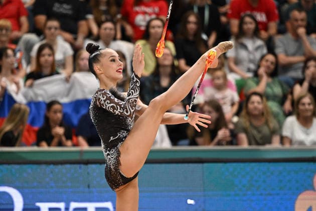 OTHER - Gymnastics - European Championships in Rhythmic gymnastics, Rhythmische Sportgymnastik, RSG Photo by IPA ABACAPRESS.COM85209984 - BORISOVA Mariia (RUS) during European Championships in Rhythmic Gymnastics, Gymnastics in Varna, Bulgaria, May 31 2026 Varna Bulgaria  Copyright: xIPAxSport ABACAx