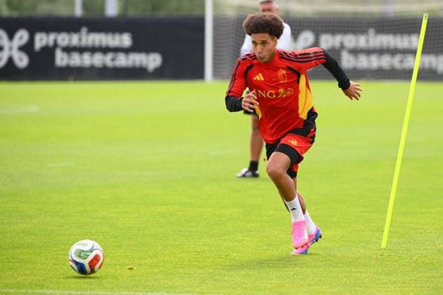 Belgian national football team - FIFA World Cup, WM, Weltmeisterschaft, Fussball 2026 - media activities 31 05 2026 TUBIZE, BELGIUM - MAY 31 : Witsel Axel midfielder of Belgium pictured during a training session at the training grounds of the Royal Belgian Football Association ahead of the FIFA World Cup 2026 on May 31, 2026 in Tubize, Belgium, 31 05 2026 Tubize Belgium  Copyright: xVincentxKalutx