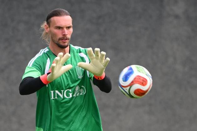 Belgian national football team - FIFA World Cup, WM, Weltmeisterschaft, Fussball 2026 - media activities 31 05 2026 TUBIZE, BELGIUM - MAY 31 : Vandevoordt Maarten goalkeeper of Belgium pictured during a training session at the training grounds of the Royal Belgian Football Association ahead of the FIFA World Cup 2026 on May 31, 2026 in Tubize, Belgium, 31 05 2026 Tubize Belgium  Copyright: xVincentxKalutx