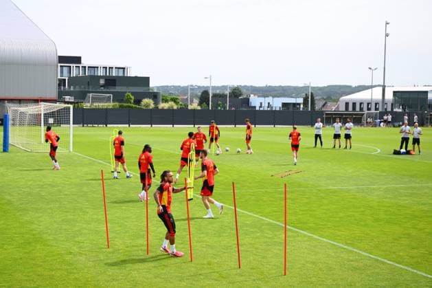 Belgian national football team - FIFA World Cup, WM, Weltmeisterschaft, Fussball 2026 - media activities 31 05 2026 TUBIZE, BELGIUM - MAY 31 : Moreira Da Silva Diego defender of Belgium pictured during a training session at the training grounds of the Royal Belgian Football Association ahead of the FIFA World Cup 2026 on May 31, 2026 in Tubize, Belgium, 31 05 2026 Tubize Belgium  Copyright: xVincentxKalutx