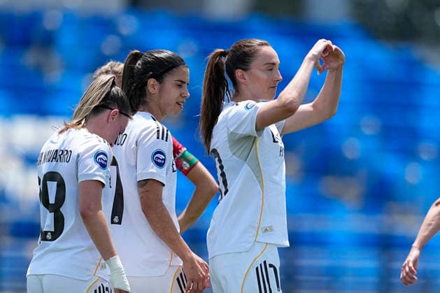 May 31, 2026, Valdebebas, Madrid, Spain: Caroline Weir of Real Madrid CF celebrates a goal during the Spanish Women League, Liga F, football match played between Real Madrid and Granada CF at Alfredo Di Stefano stadium on May 31, 2026 in Valdebebas, Madrid, Spain. Valdebebas Spain - ZUMAa181 20260531_zaa_a181_141 Copyright: xOscarxJ.xBarrosox