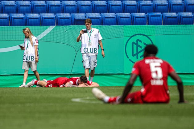 31 05 2026, xhettx, Soccer DM A Juniors , TSG 1899 Hoffenheim 1 FC Köln v l Disappointment at Cologne DFL DFB REGULATIONS PROHIBIT ANY USE OF PHOTOGRAPHS as IMAGE SEQUENCES and or QUASI VIDEO