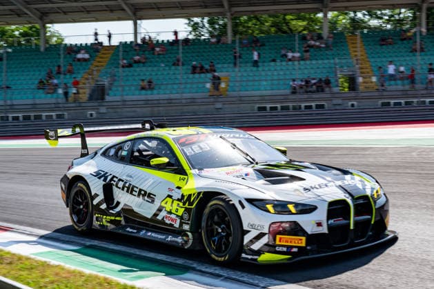 IPA85210441 - Daniel HARPER, Max HESSE and Valentino ROSSI driving the ( 46) BMW M4 GT3 EVO of Team WRT during Monza - Round 3, GT World Challenge race in Monza, Italy, May 31 2026  Copyright: xLucaxRossini IPAxSportx xx 85210441