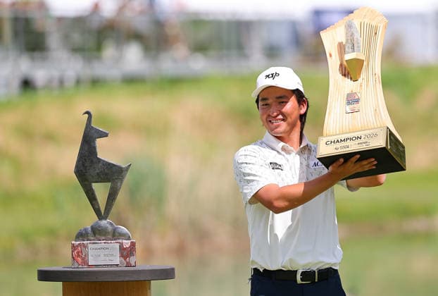 GOLF - Austrian Alpine Open KITZBUEHEL,AUSTRIA,31.MAY.26 - GOLF - DP World Tour, Austrian Alpine Open, GC Kitzbuehel-Schwarzsee-Reith. Image shows Kota Kaneko (JPN).  GEPAxpictures xAmirxBeganovic