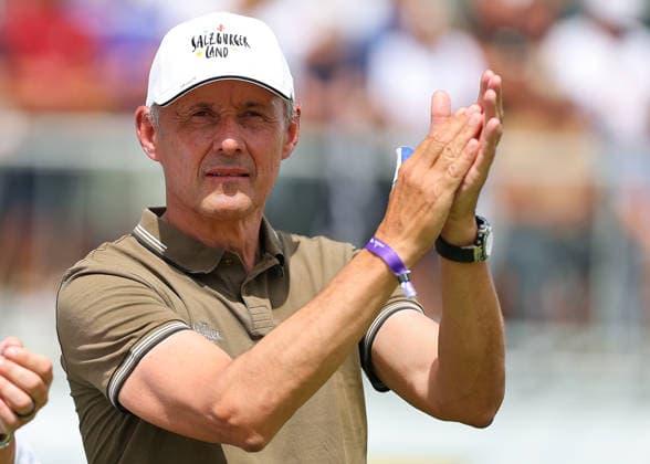 GOLF - Austrian Alpine Open KITZBUEHEL,AUSTRIA,31.MAY.26 - GOLF - DP World Tour, Austrian Alpine Open, GC Kitzbuehel-Schwarzsee-Reith. Image shows Leo Bauernberger.  GEPAxpictures xAmirxBeganovic