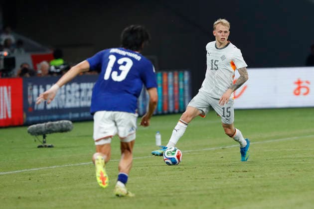 May 31, 2026, Tokyo, Japan: Dagur Dan THORHALLSSON (15) of Iceland in actionÃ¢â‚¬¹ during the Kirin Challenge Cup 2026, an International Friendly, Länderspiel, Nationalmannschaft match between Japan and Iceland at the National Stadium in Tokyo. Halftime score: Japan 0 - 0 Iceland. Soccer 2026: Japan Vs Iceland  - ZUMAm191 20260531_aap_m191_006 Copyright: xRodrigoxReyesxMarinx