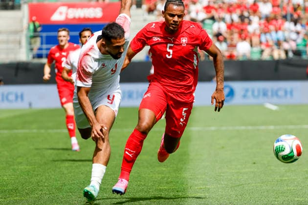 Football, International match, Switzerland - Jordan