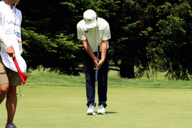 KITZBUEHEL, AUSTRIA - MAY 31: Winner KANEKO, Kota (JPN) putting at the Austrian Alpine Open presented by Kitzbuehel Tirol, DP World TOUR, Final Round on May 31, 2026 in Kitzbuehel, Austria.DP World Tour Austrian Alpine Open, Kitzbuehel, 31.05.2026 Tirol Austria Copyright: xPhotographer:xNilsxKoepkex