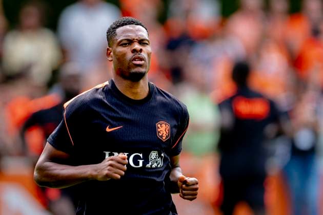 ZEIST Netherlands player Denzel Dumfries during Dutch National Team training at the KNVB Campus on May 31, 2026 in Zeist, the Netherlands Photo by DeFodi Images