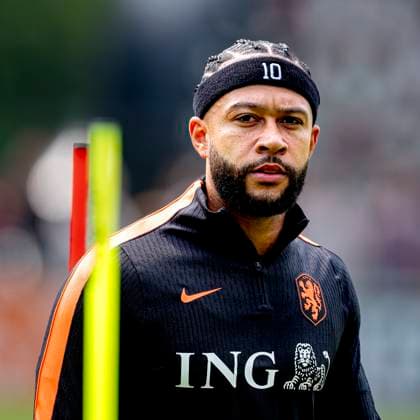 ZEIST Netherlands player Memphis Depay during Dutch National Team training at the KNVB Campus on May 31, 2026 in Zeist, the Netherlands Photo by DeFodi Images