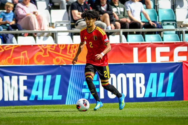 UEFA Under-17 European Championship, EM, Europameisterschaft Estonia 2026 Sami El Morabet in action during the UEFA Under-17 European Championship Group-A match between Belgium U-17 vs Estonia U-17 national teams, Tallinn Estonia 31.05.2026 Tallinn A Le Coq Arena Estonia Copyright: xMaurixLevandix