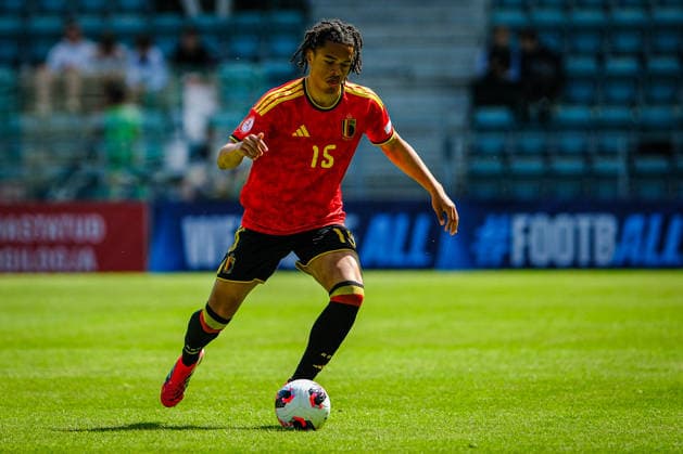 UEFA Under-17 European Championship, EM, Europameisterschaft Estonia 2026 Noah Kalonji Kafumpata in action during the UEFA Under-17 European Championship Group-A match between Belgium U-17 vs Estonia U-17 national teams, Tallinn Estonia 31.05.2026 Tallinn A Le Coq Arena Estonia Copyright: xMaurixLevandix
