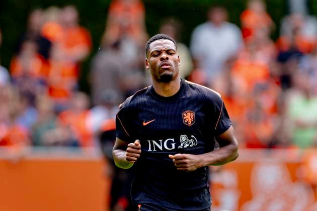 ZEIST Netherlands player Denzel Dumfries during Dutch National Team training at the KNVB Campus on May 31, 2026 in Zeist, the Netherlands Photo by DeFodi Images