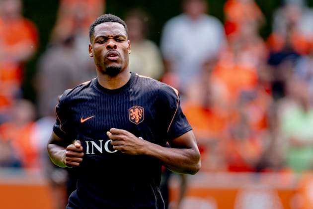 ZEIST Netherlands player Denzel Dumfries during Dutch National Team training at the KNVB Campus on May 31, 2026 in Zeist, the Netherlands Photo by DeFodi Images