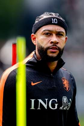 ZEIST Netherlands player Memphis Depay during Dutch National Team training at the KNVB Campus on May 31, 2026 in Zeist, the Netherlands Photo by DeFodi Images